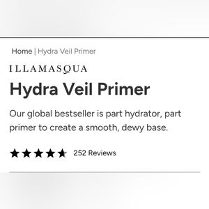 Illamasqua Hydra Veil Hydrating Primer